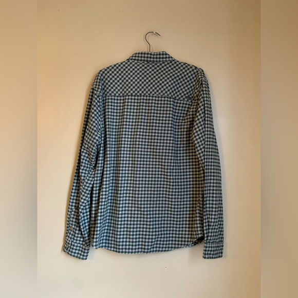 Mountain Khaki Men’s checked plaid Button up shirt size Large Gorpcore outdoor - Picture 6 of 9